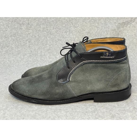 7 for All Mankind for Men: Cruz Oxford Grey Suede Leather Ankle Boots 8 US - Picture 3 of 7